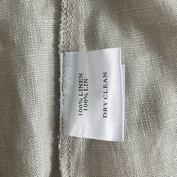 NWT Joseph Abbound Linen Tan Cream Cargo Shorts - Picture 6 of 6